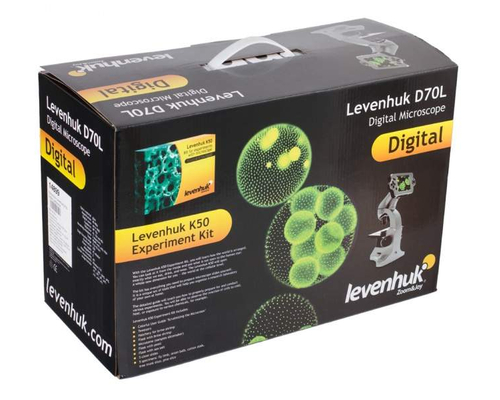 Микроскоп цифровой Levenhuk D70L, монокулярный