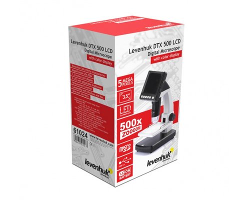 Микроскоп цифровой Levenhuk DTX 500 LCD