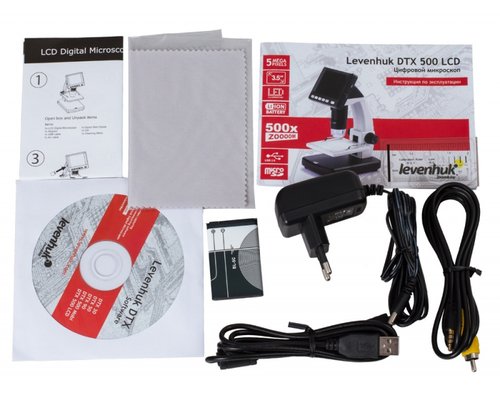 Микроскоп цифровой Levenhuk DTX 500 LCD