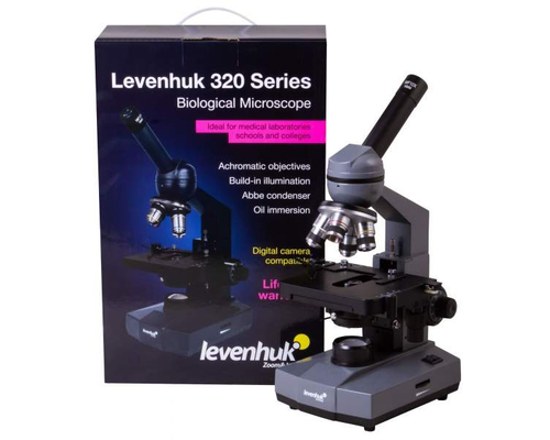 Микроскоп Levenhuk 320 BASE, монокулярный