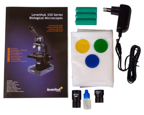 Микроскоп Levenhuk 320 PLUS, монокулярный