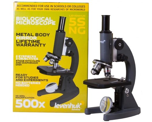 Микроскоп Levenhuk 5S NG, монокулярный