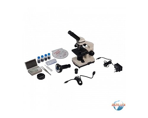 Микроскоп школьный Эврика 40х-1280х с видеоокуляром в кейсе