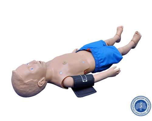 Многофункциональный робот-симулятор пациента с системой мониторинга основных жизненных показателей (ребёнок 5 лет)