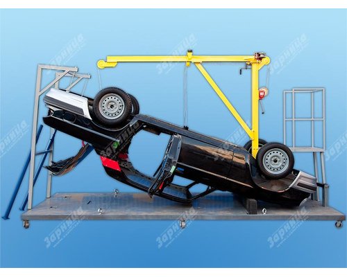 Многофункциональный учебно-тренажерный комплекс для обучения методам оказания первой помощи лицам, пострадавшим в результате дорожно-транспортных происшествий "Деблокатор – 1.01 В" (автомобиль на крыше)