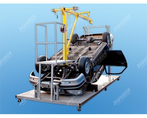 Многофункциональный учебно-тренажерный комплекс для обучения методам оказания первой помощи лицам, пострадавшим в результате дорожно-транспортных происшествий "Деблокатор – 1.01 В" (автомобиль на крыше)