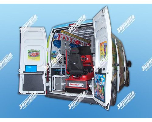 Мобильный тренажерный комплекс по профилактике детского дорожно-транспортного травматизма на базе автофургона