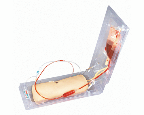 Модель учебная Обучающая рука для пункции вен и внутривенных инъекций