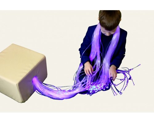 Мягкий кубик с пучком  волокон-200 (кол-во волокон 200 шт)