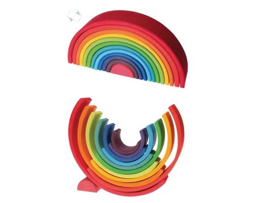 Набор деревянных полуколец Радуга 1