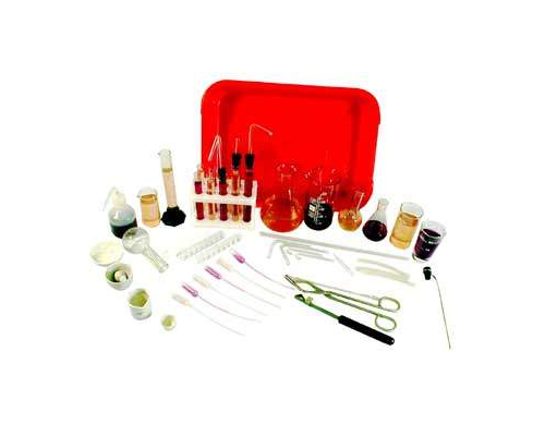 Набор химпосуды и принадлежностей для лабораторных работ по химии