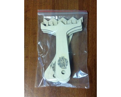 Набор инструментов для песочной анимации 9 штук (фанера)