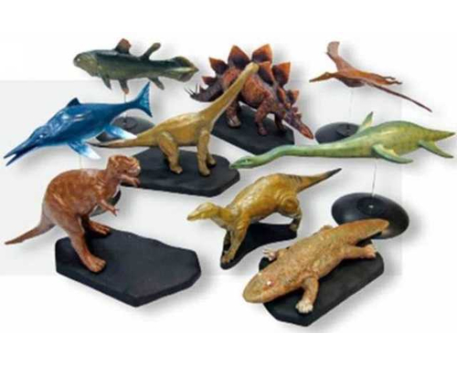Набор моделей "Ископаемые животные" (9 шт.)