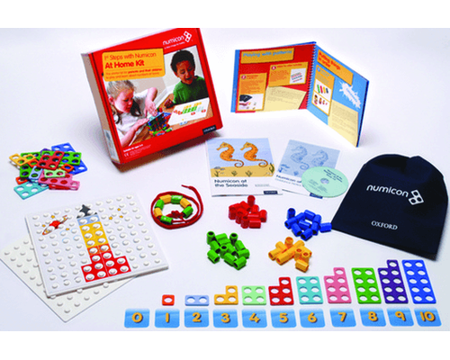 Набор "Первые шаги с Numicon" с книжными пособиями