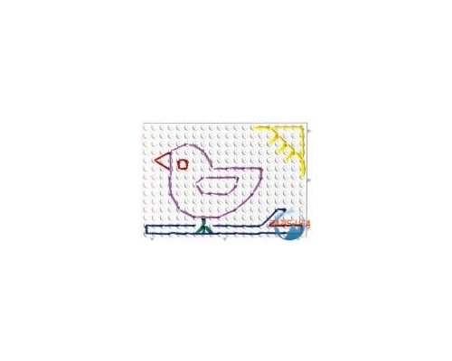 Набор Полидрон Узорная шнуровка №1 (Набор белых панелей для создания композиций)