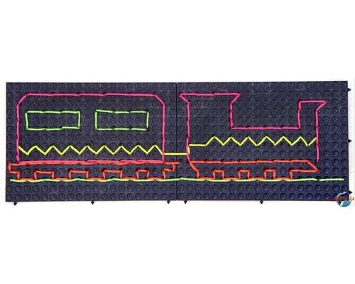 Набор Полидрон Узорная шнуровка №2 (Набор черных панелей для создания композиций)