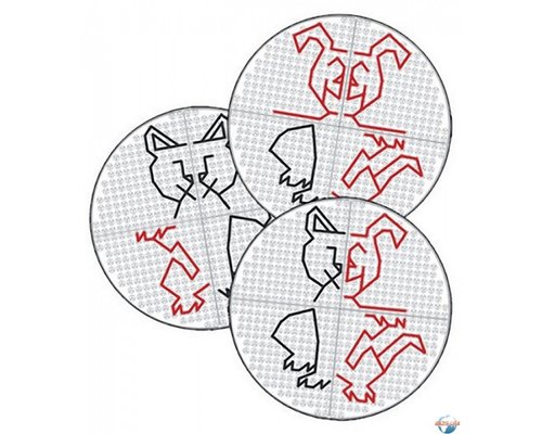 Набор Полидрон Узорная шнуровка Круглая