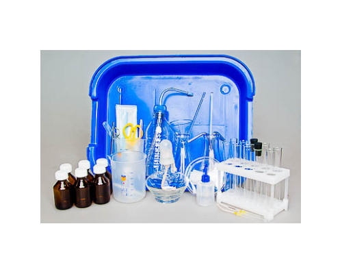 Набор посуды и принадлежностей для работы с малыми количествами веществ