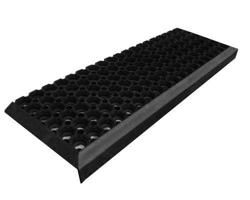 Накладка на ступень (черная, резиновая, ячеистая) 260ммх1100мм
