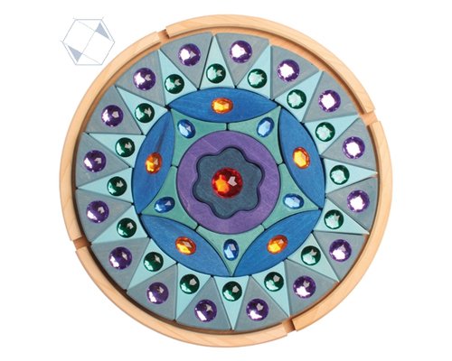 Орнамент в круге - Сверкающие камешки 1