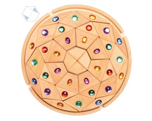 Орнамент в круге - Сверкающие камешки 2