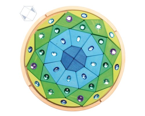 Орнамент в круге - Сверкающие камешки 4