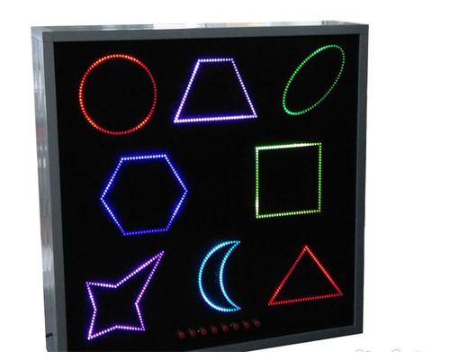 Панель (панно) интерактивная ЦВЕТНЫЕ ФИГУРЫ-8