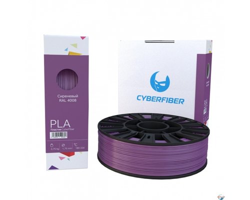 PLA пластик CyberFiber, 1.75 мм., 750 гр. ВСЕ ЦВЕТА