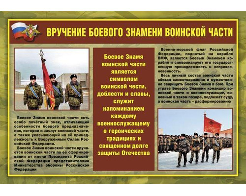 Плакаты Воинские ритуалы (10 плакатов 41*30 см)