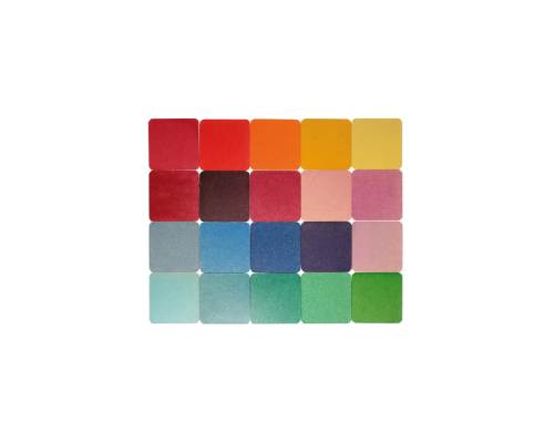 Пластины цветные, 9х9 см
