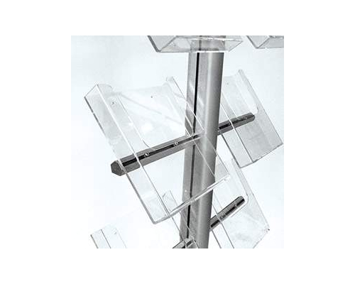 Полка акриловая 2x3 FSKABA4 боковая для стойки FSN