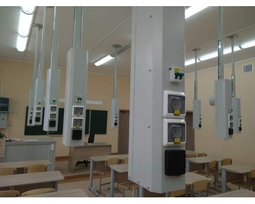 Потолочная система электроснабжения ручная односторонняя