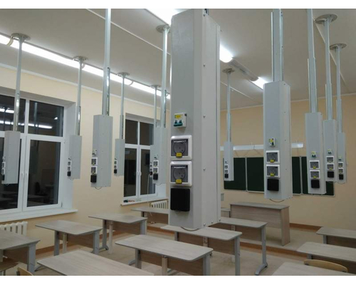 Потолочная система электроснабжения ручная односторонняя