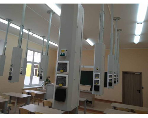 Потолочная система электроснабжения ручная односторонняя