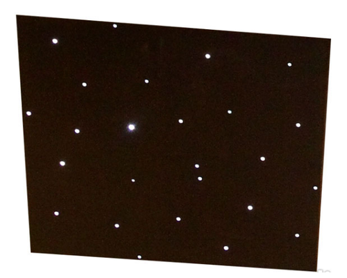 Потолок ЗВЁЗДНОЕ НЕБО. Плитка МАСТЕР cо «Светлячком-5» 60х60 см.