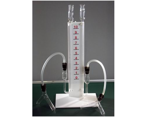 Прибор для демонстрации зависимости скорости химических реакций от условий