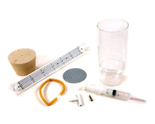 Прибор для обнаружения дыхательного газообмена у растений и животных