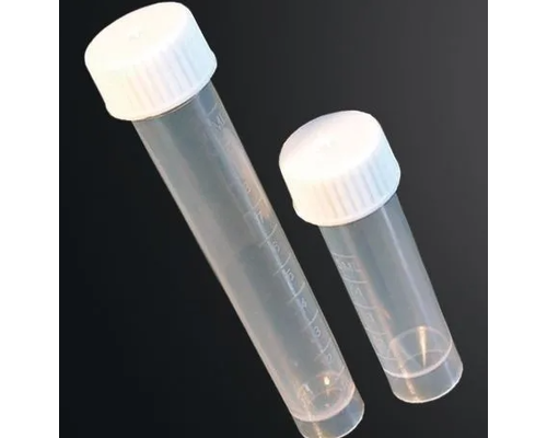 Пробирка лабораторная 5 мл, цилиндрическая,16×60 мм,с винт.крышкой,с дел.,п/п,с юбкой,уп.100 шт