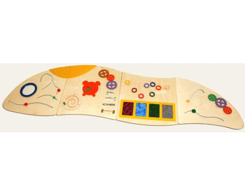 Развивающая панель "Гусеница"