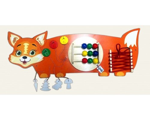 Развивающая панель "Лисичка"