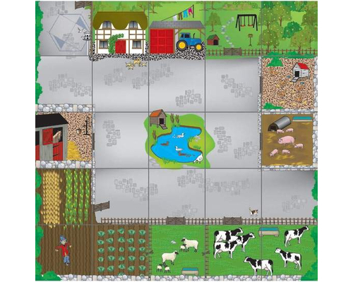 Робот Пчелка - Коврик Ферма