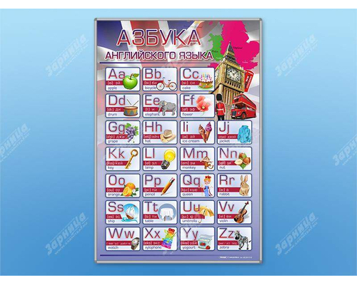 Стенд "Азбука" (иностранный язык)