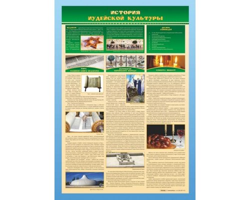 Стенд "История иудейской культуры"