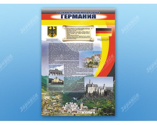 Стенд "О стране изучаемого языка" (ландшафт, города, достопримечательности, флаг, территория, население и т.д.)