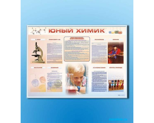 Стенд-уголок "Юный химик"