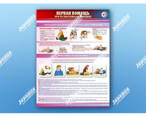 Стенды "Первая помощь в чрезвычайных ситуациях"