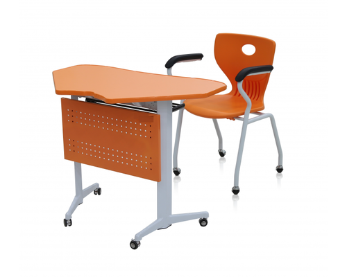 Стол-трапеция 1/6 на роликах