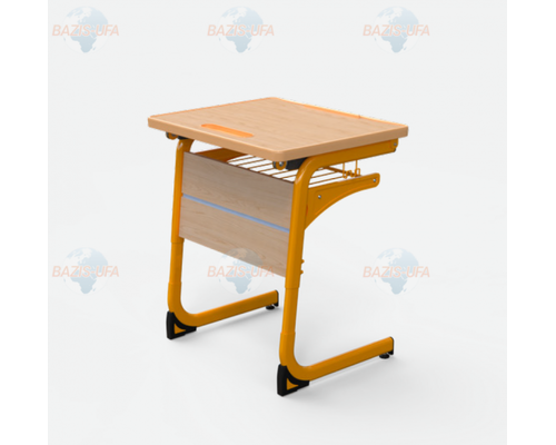 Стол ученический одноместный на плоскоовальной трубе