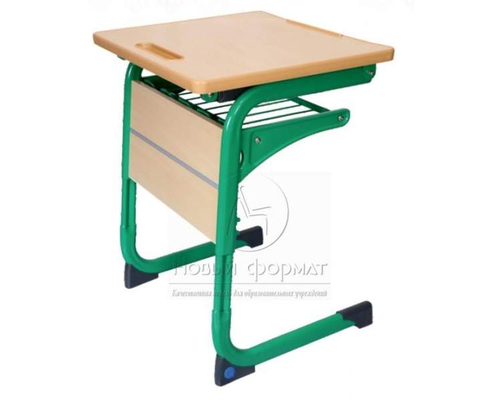 Стол ученический одноместный на плоскоовальной трубе
