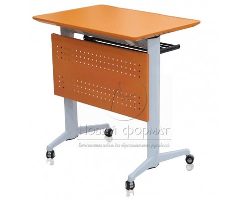 Стол ученический одноместный на роликах